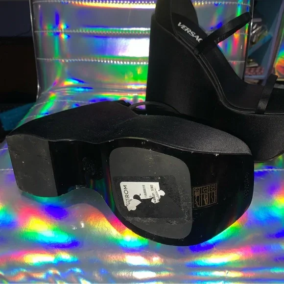 Versace Triplatform strappy 160mm sandals - Picture 7 of 13